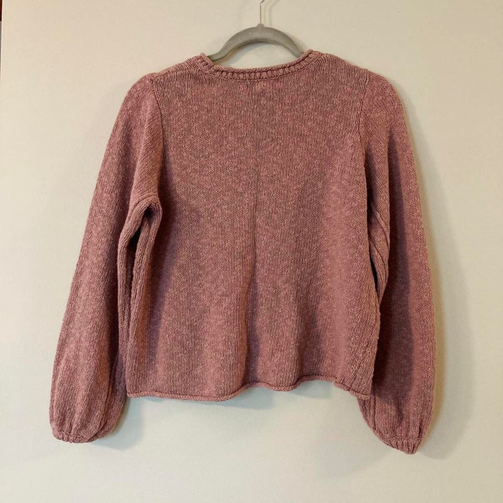 Shrinking Violet sz M textured sweater - Picture 2 of 3